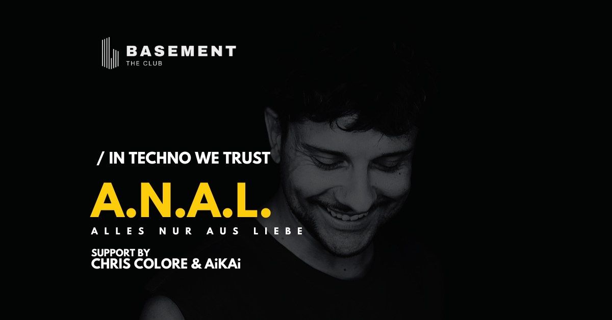 A.N.A.L. (Alles nur aus Liebe) @ BASEMENT