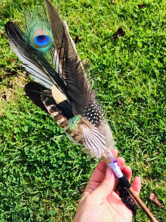 Smudge Feather Wand Making