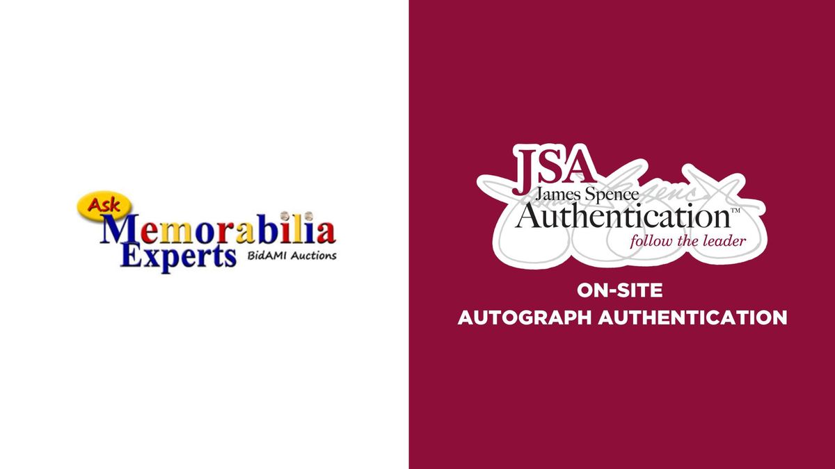 JSA at Memorabilia Experts Showroom