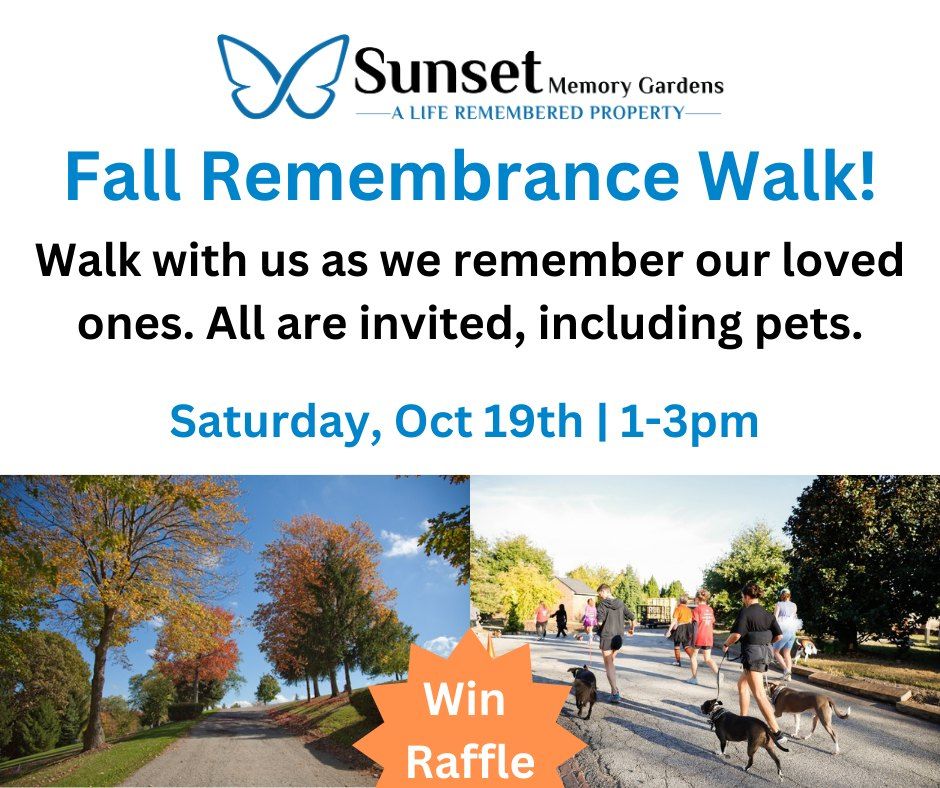 Fall Memory Walk