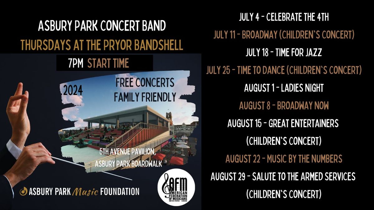 Asbury Park Concert Band at the Pryor Bandshell