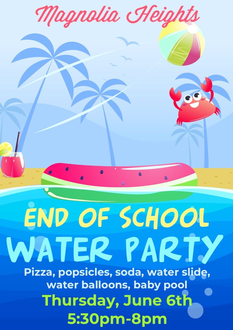 End of School Water Party