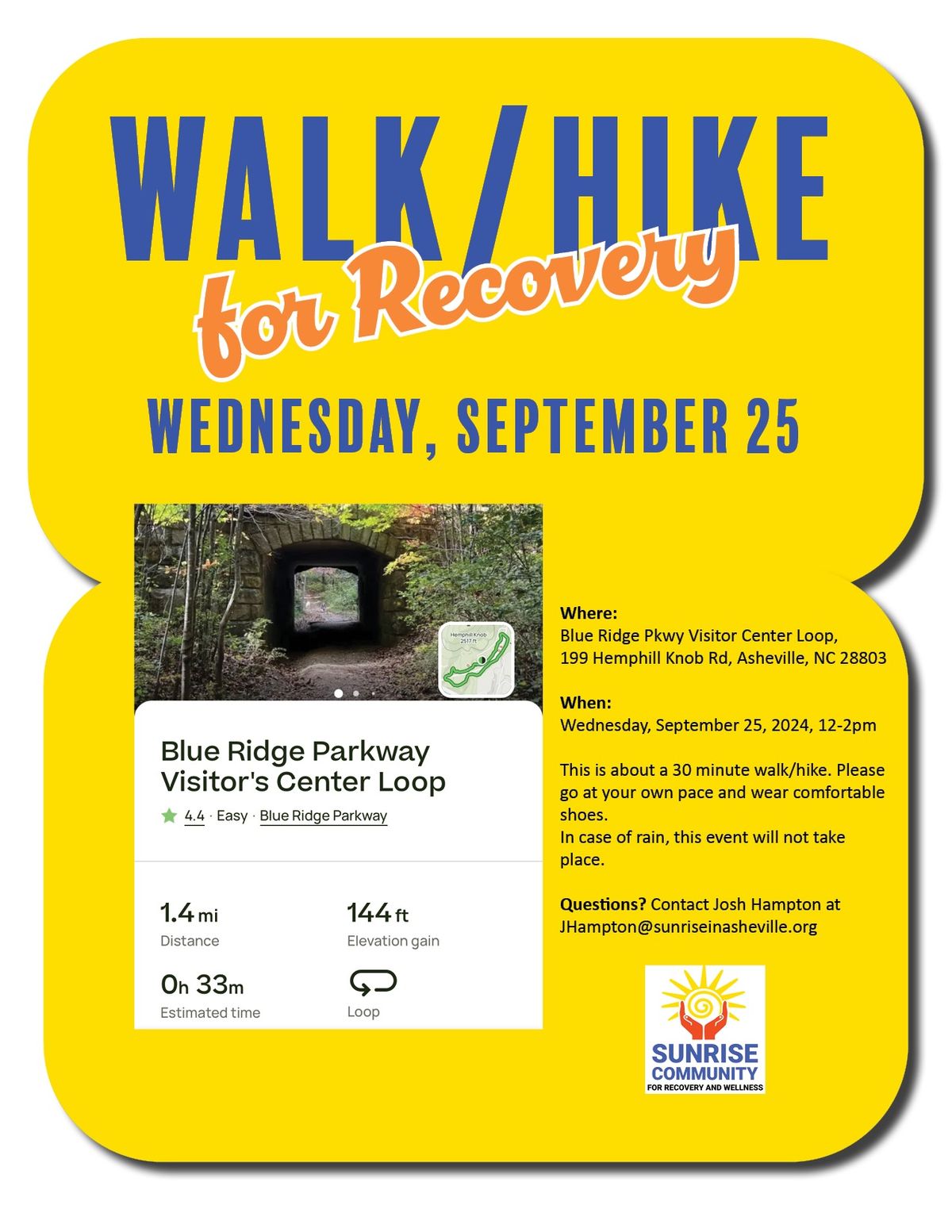 Walk\/Hike for Recovery