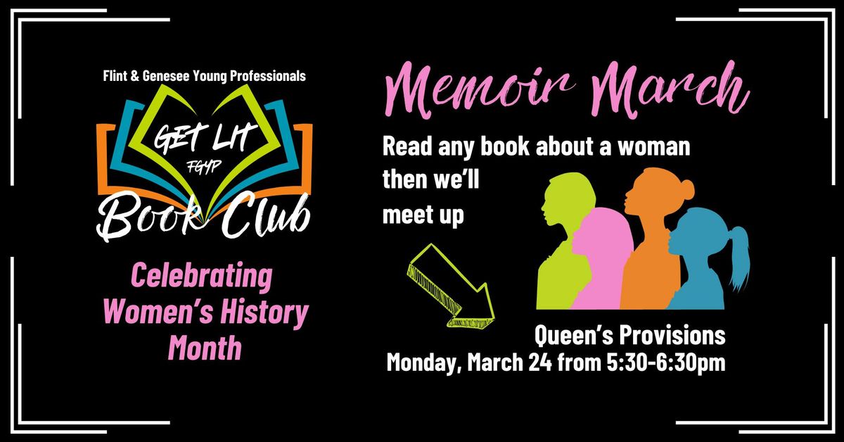 FGYP's GET LIT Book Club: Women's History Month