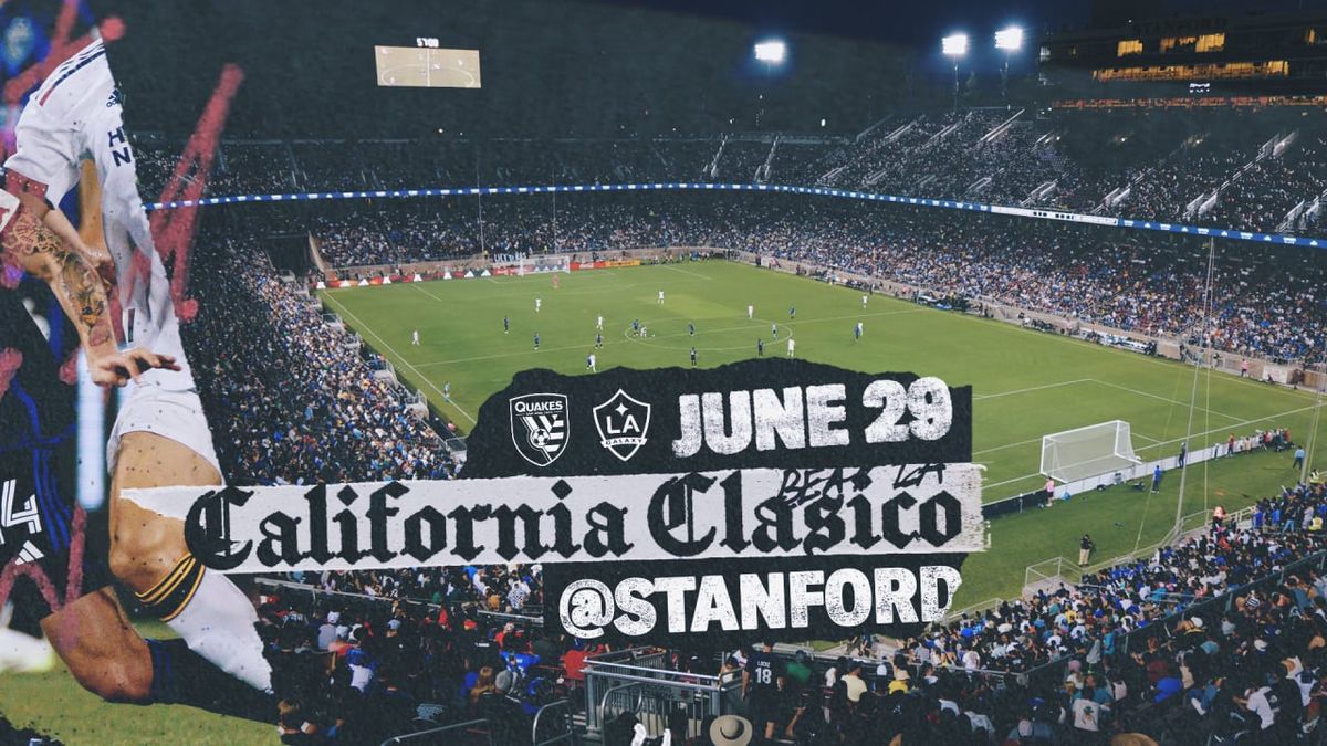 Los Angeles Galaxy at San Jose Earthquakes at Stanford Stadium