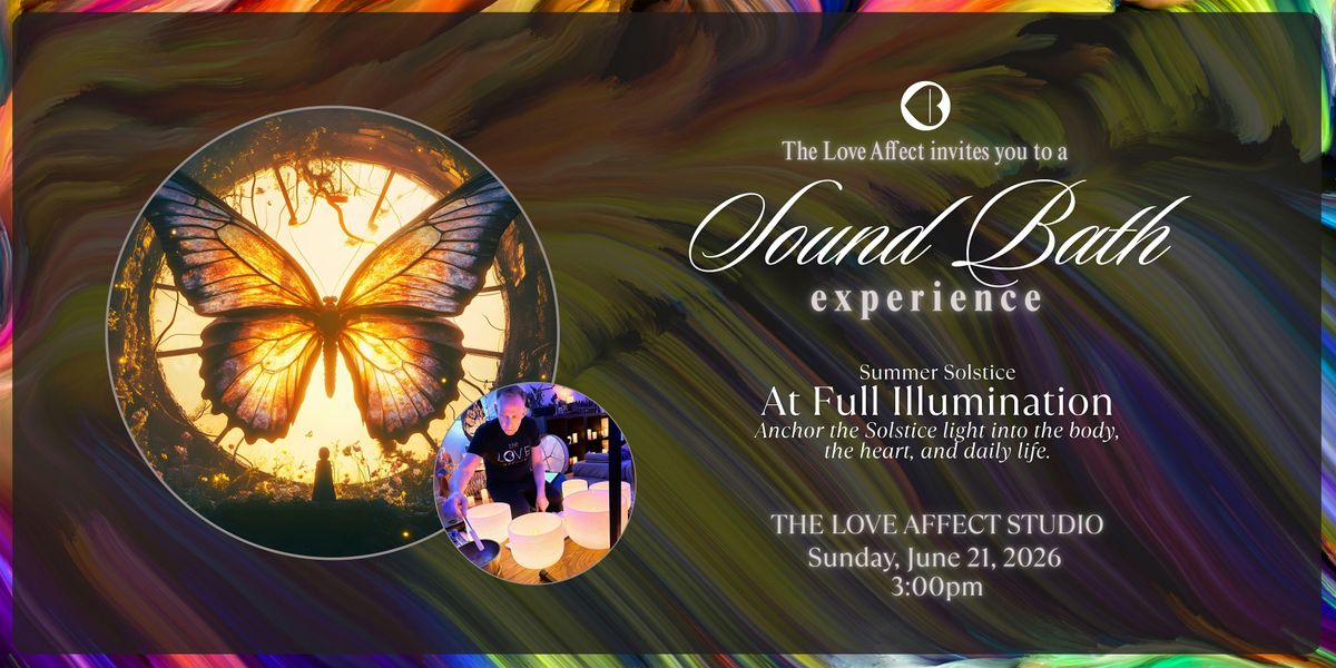 At Full Illumination Sound Bath Experience