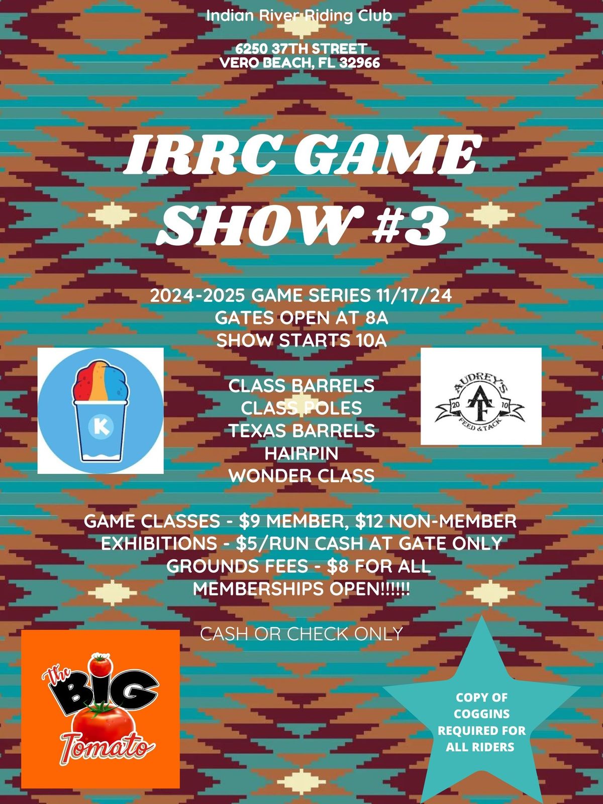 IRRC Game show #3 of 8 