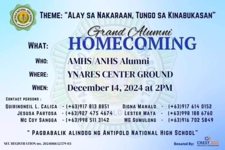 AMHS\/ANHS Grand Alumni Homecoming