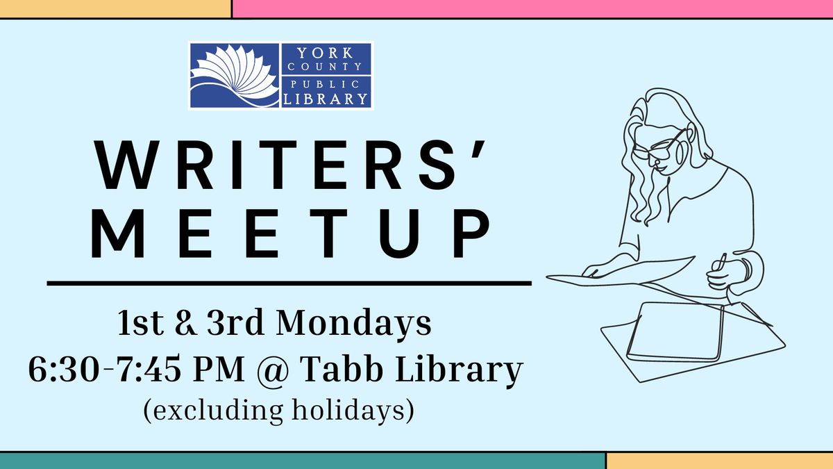 Tabb Library Writers' Meetup