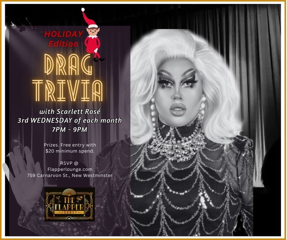 Drag TRIVIA Holiday Edition with Scarlett Ros\u00e9