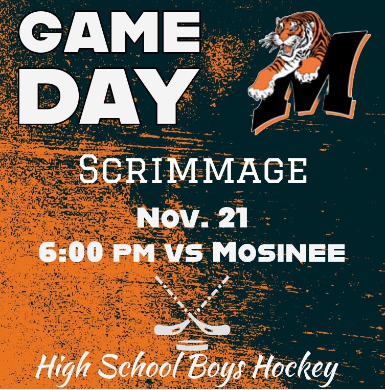 High School Boys Hockey Scrimmage vs Mosinee