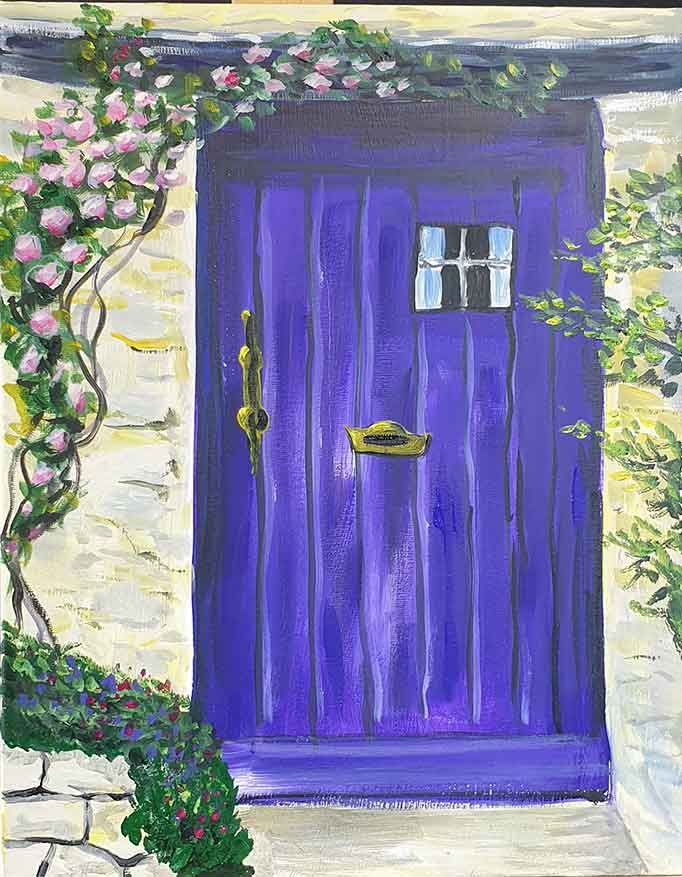 The Purple Door - Paint Party  CB 