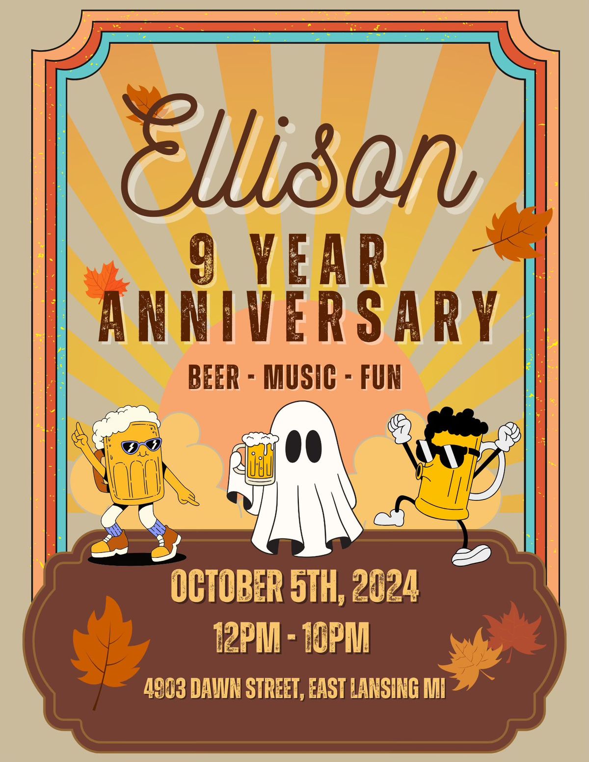 Ellison's 9 Year Anniversary Party! 