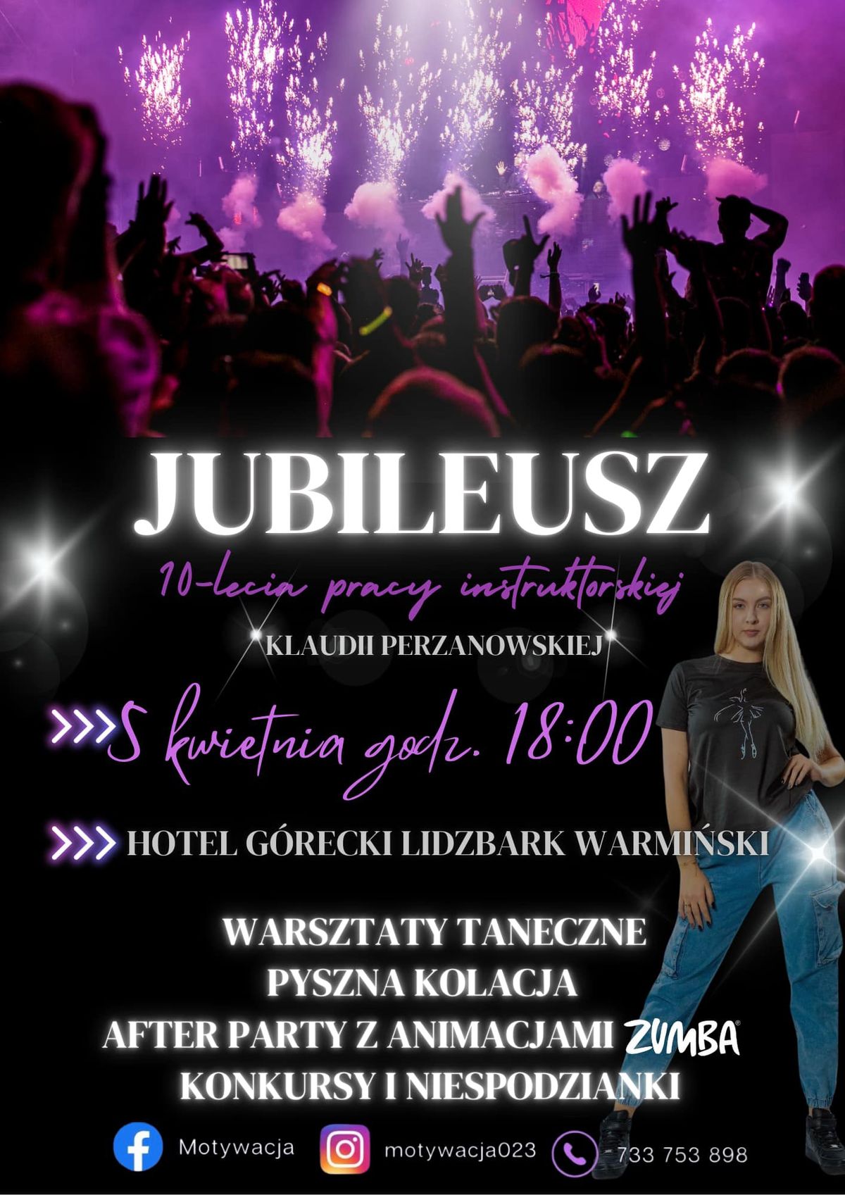 Jubileusz 10-lecia Zumba\u00ae z Klaudi\u0105