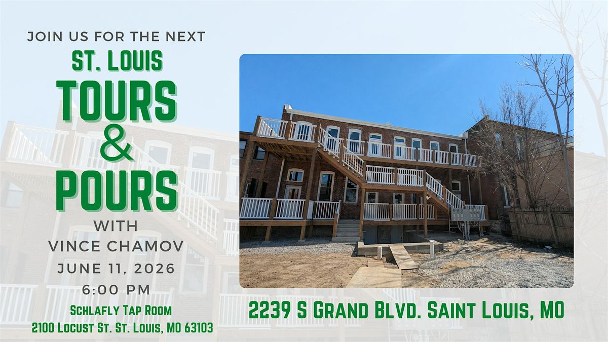 Tours & Pours STL - 2239 South Grand Featuring Vince Chamov!