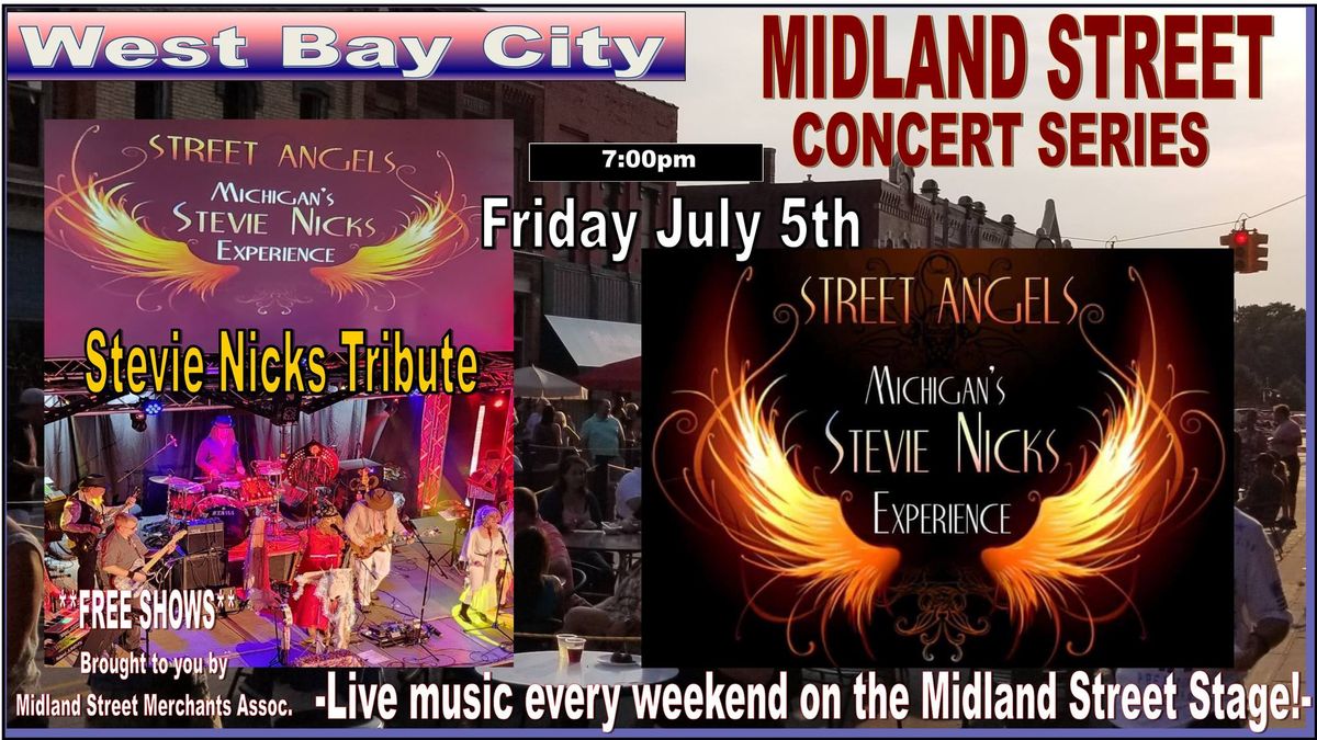 STEVIE NICKS TRIBUTE - Street  Angels on Midland Street Stage