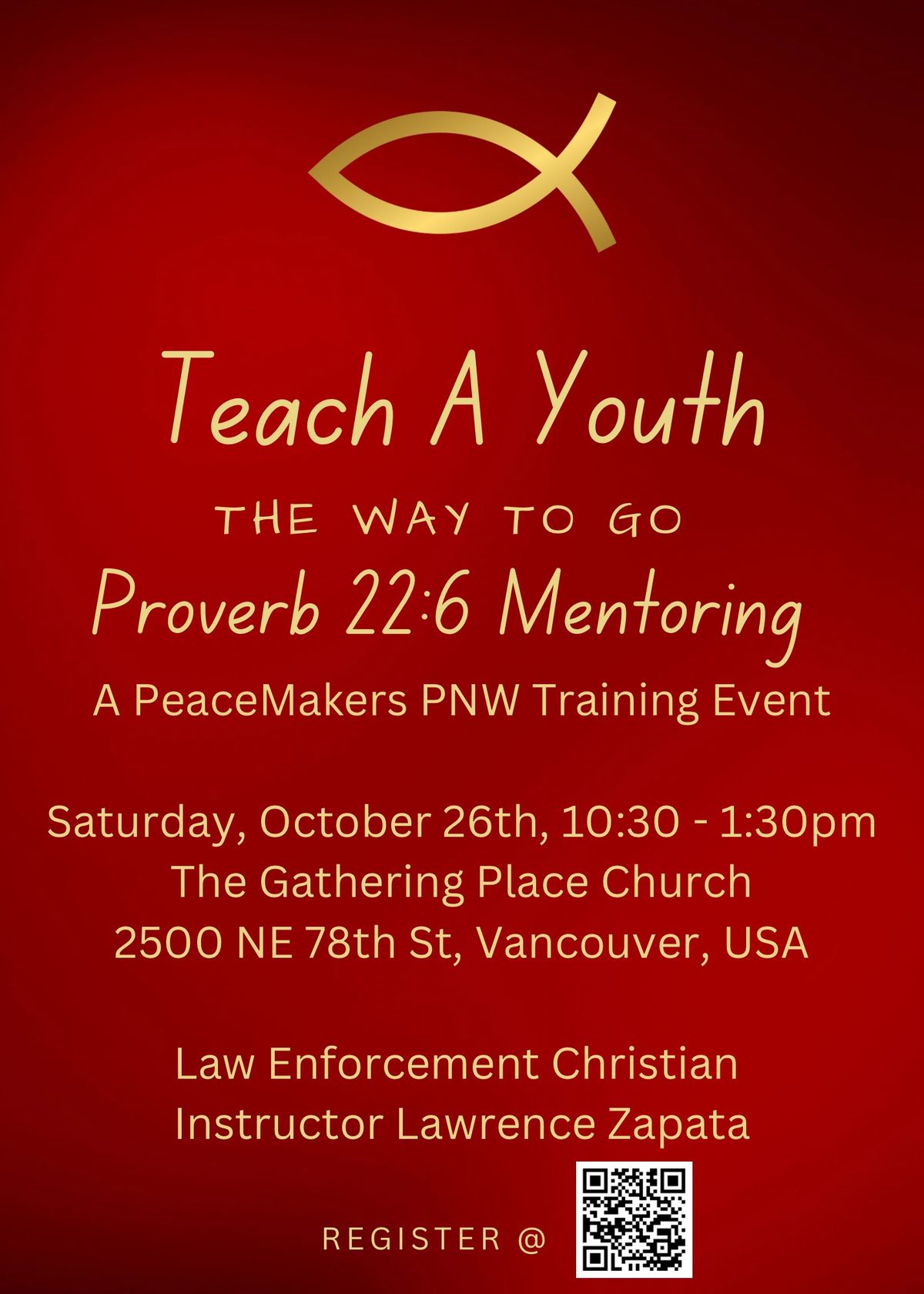 The PeaceMakers Mentoring Training Event