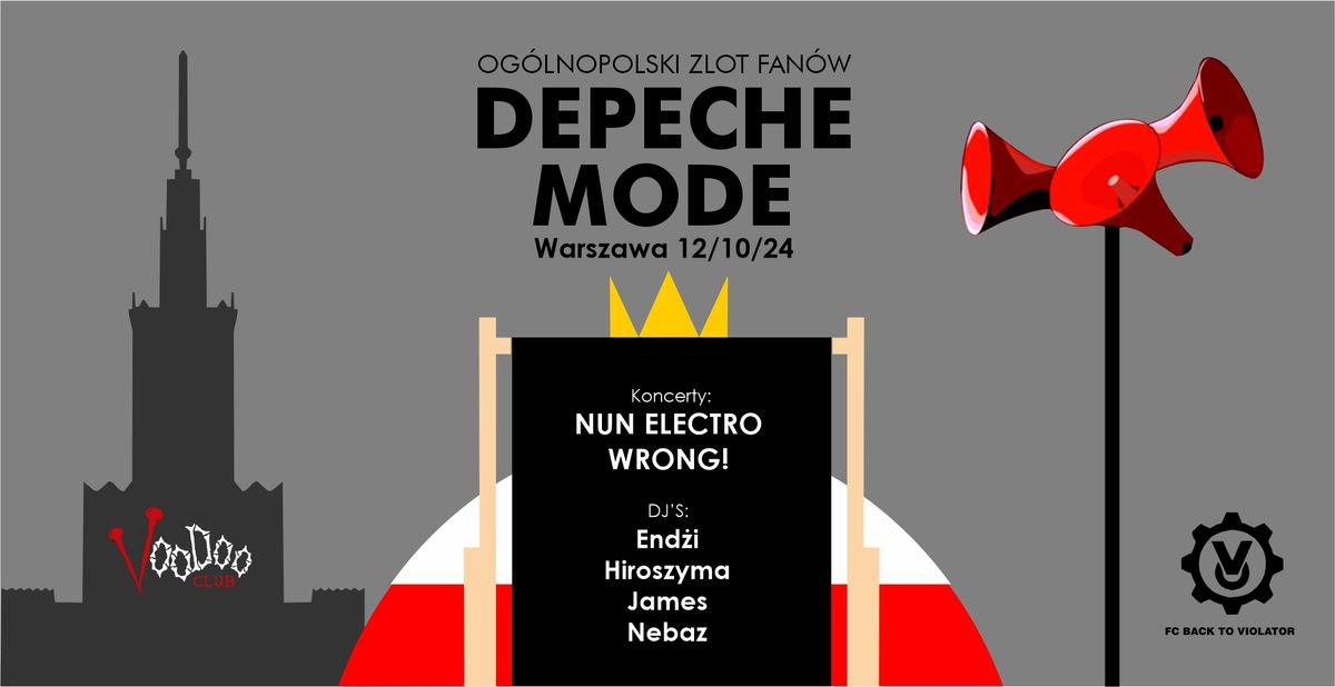 Og\u00f3lnopolski Zlot Fan\u00f3w Depeche Mode \/ 12.10.2024 \/ Warszawa @VooDoo Club