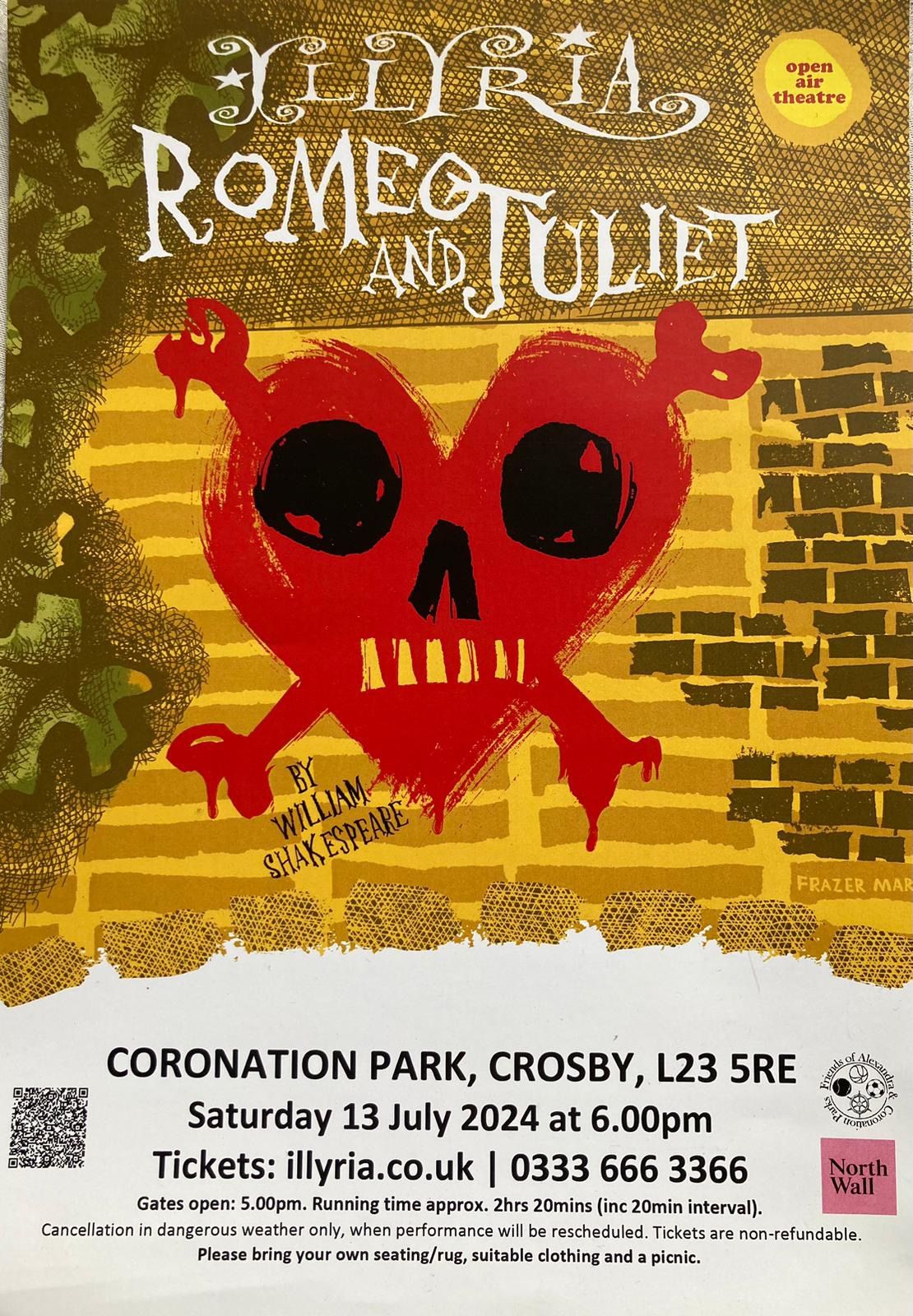 Romeo and Juliet play in the park