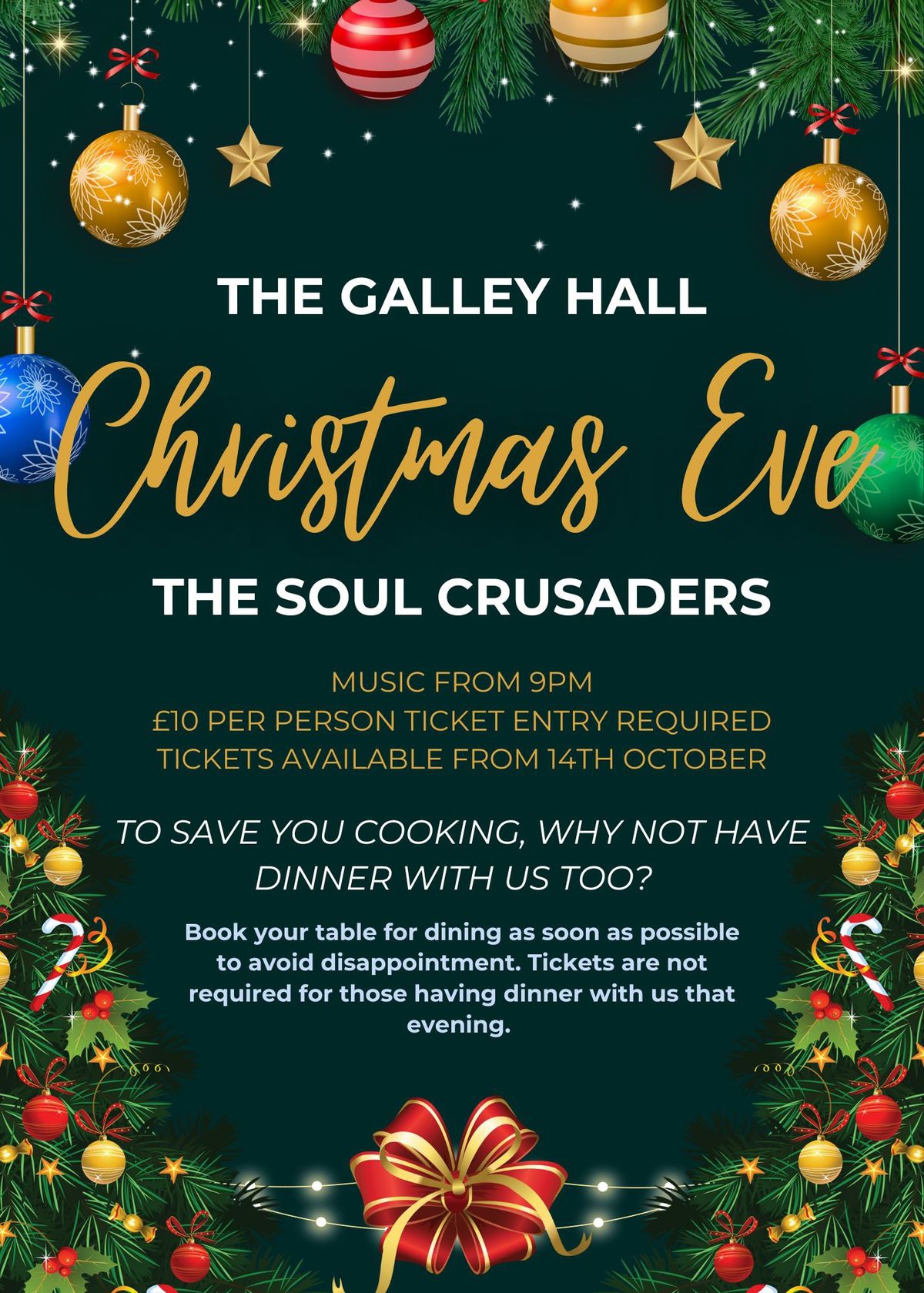 Christmas Eve \/ Soul Crusaders at The Galley Hall