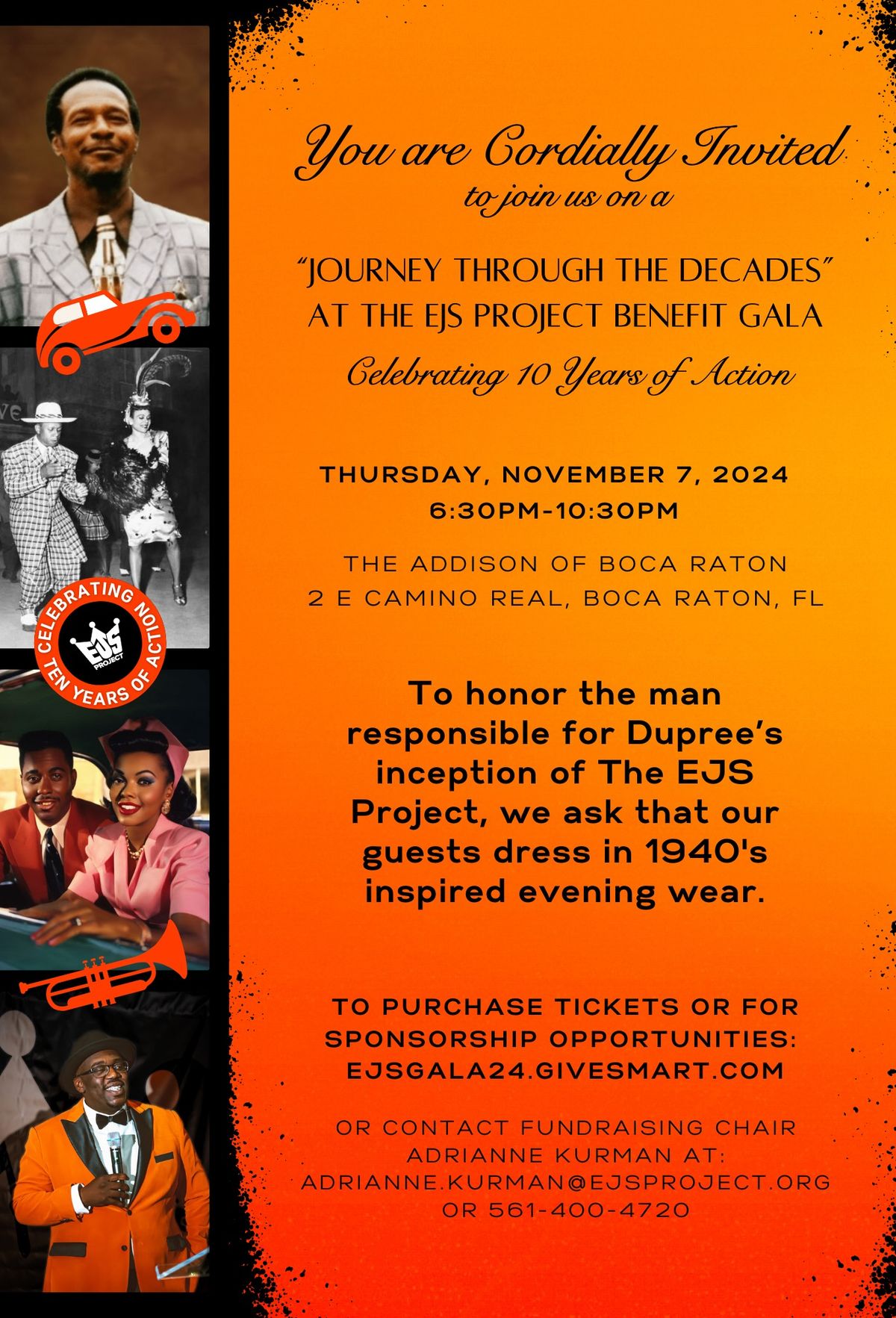 EJS Benefit Gala: A Night of 1940s Glamour