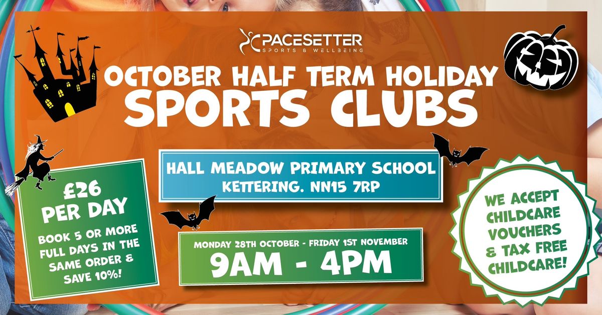 October Half Term Holiday Clubs at Hall Meadow Primary School