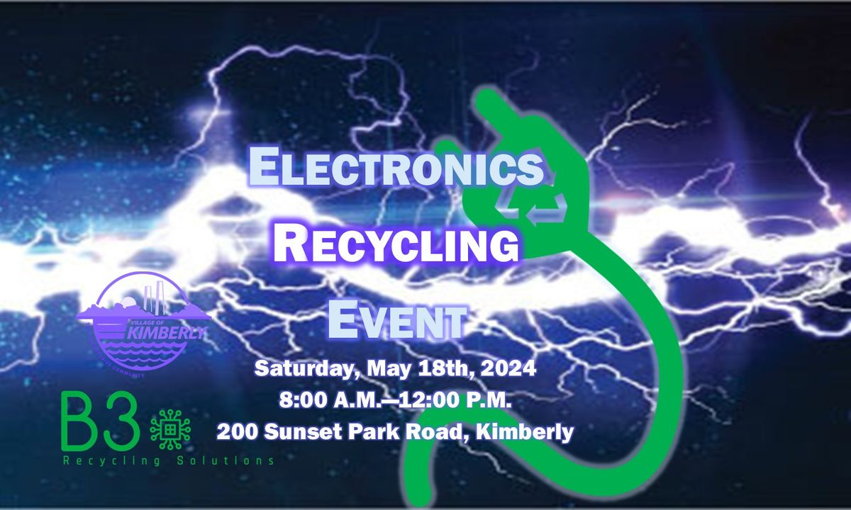 Electronics Recycling Event - Spring 