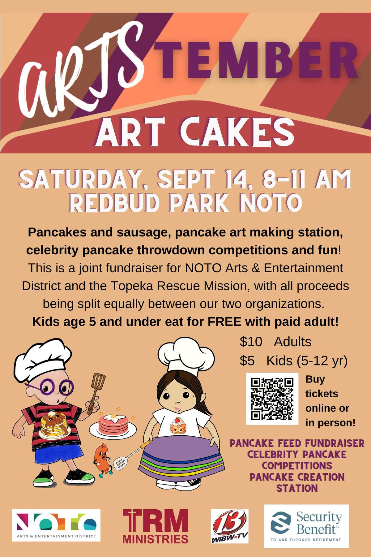 NOTO Art Cakes (Pancake Fundraiser)