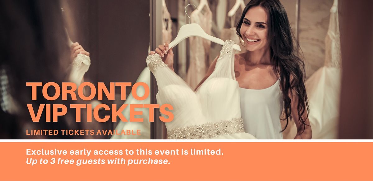 Mississauga Pop Up Wedding Dress Sale VIP Early Access