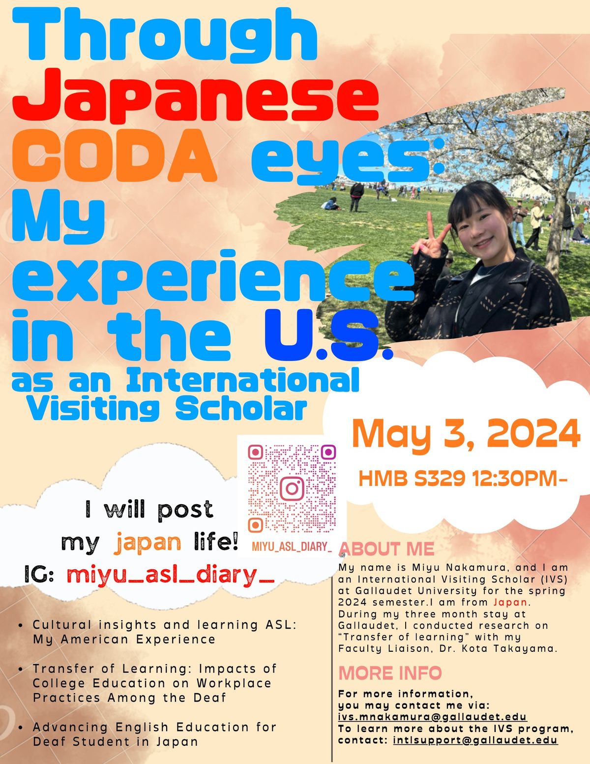 Japanese Coda Eyes: My Experience in the U.S. as an IVS