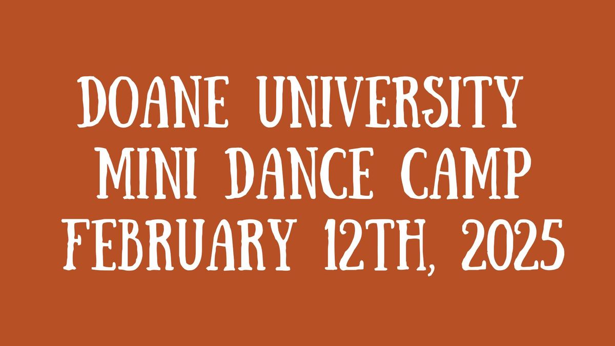 Mini Dance Camp