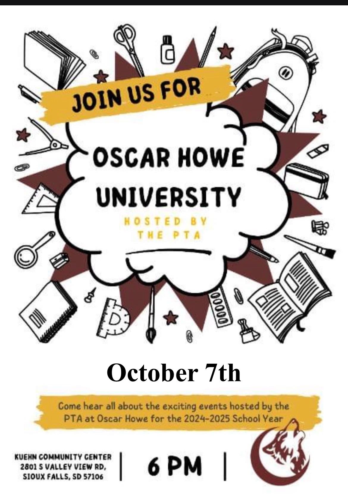 Oscar Howe University - PTA meeting