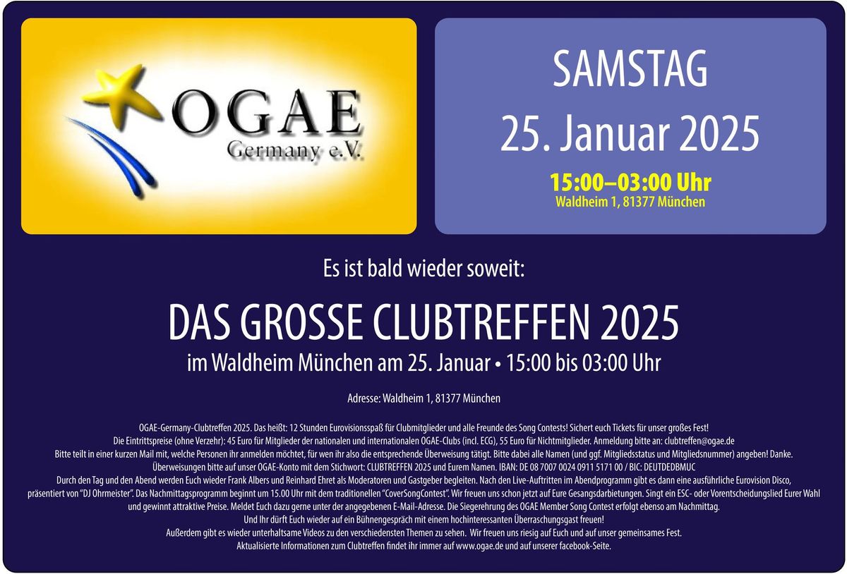 Das gro\u00dfe Clubtreffen 2025