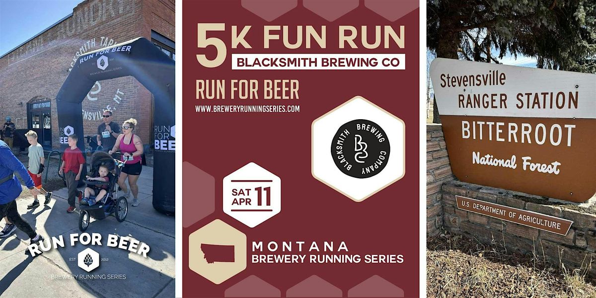 5k Fun Run x Blacksmith Brewing | 2026 Montana Brewery Running Series