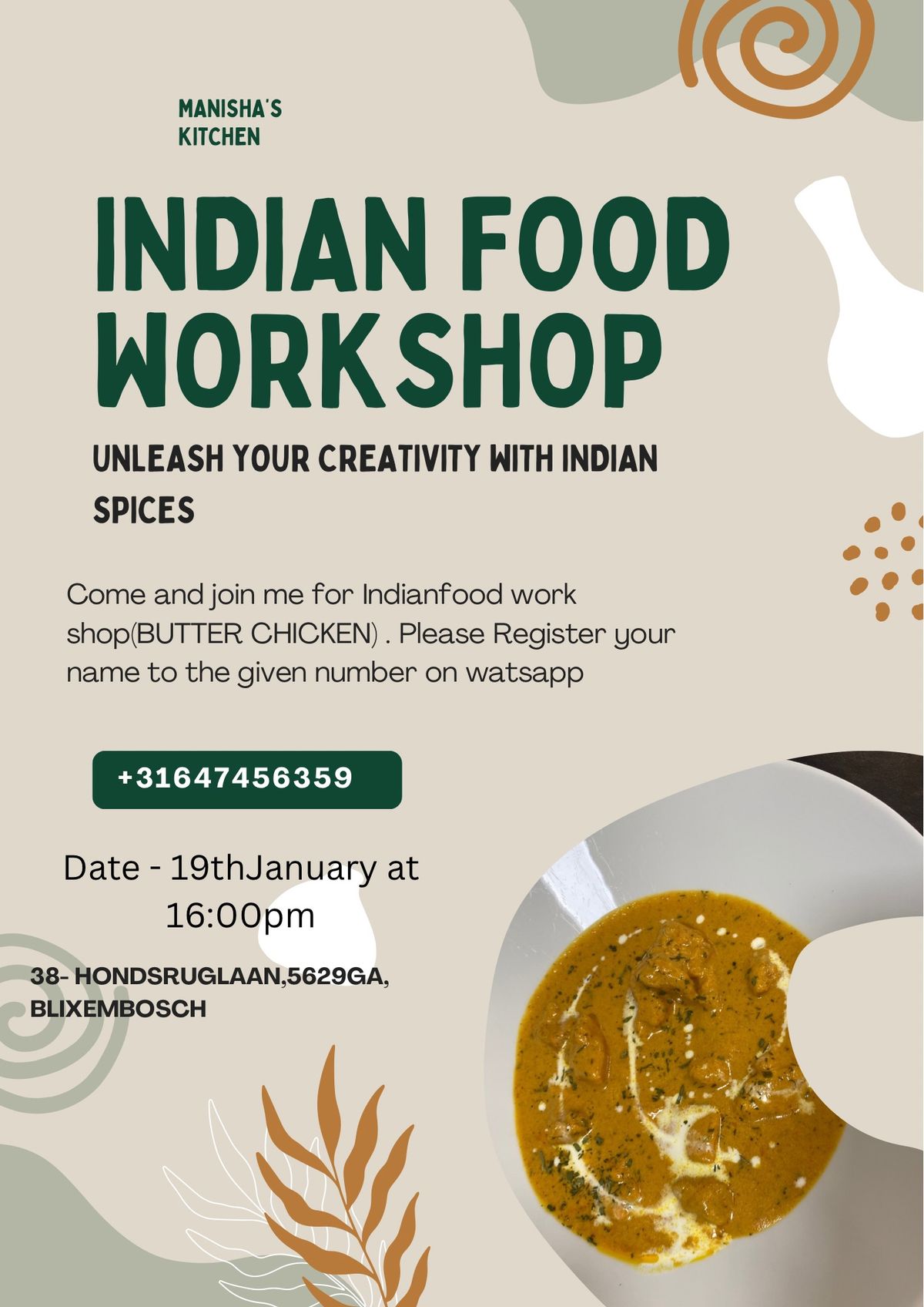 Indian food workshop