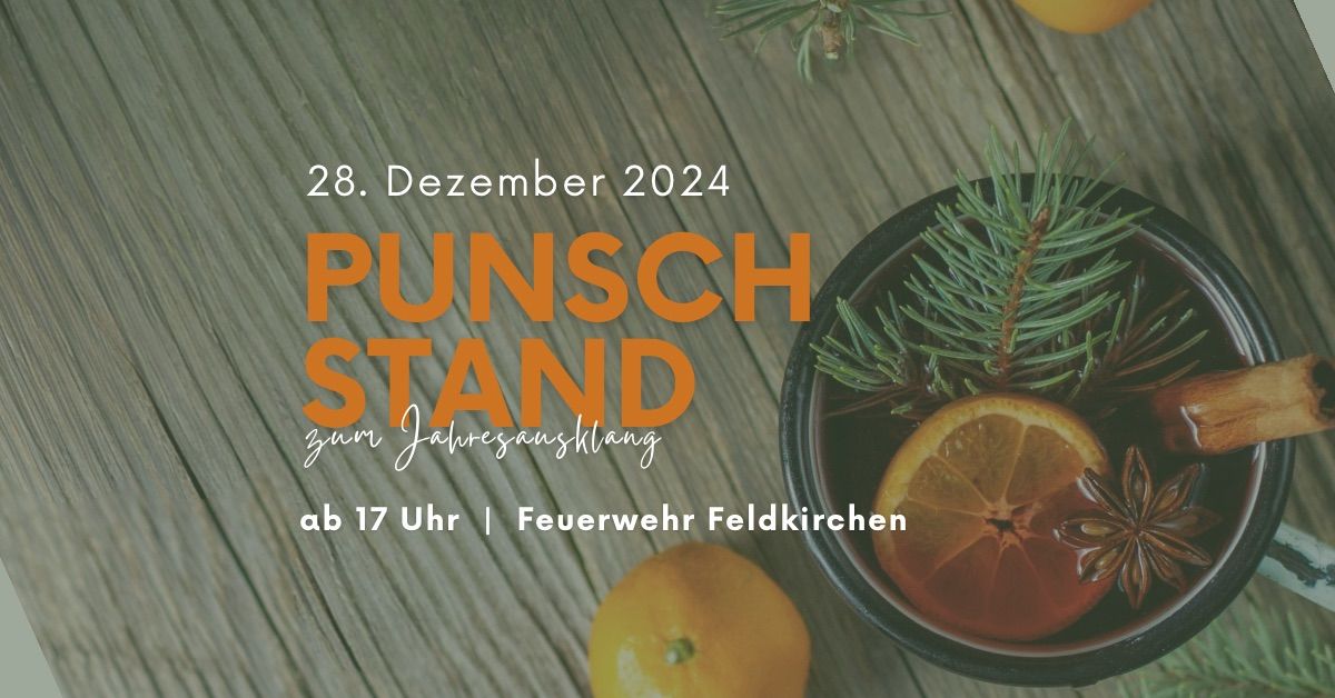 Punschstand zum Jahresausklang