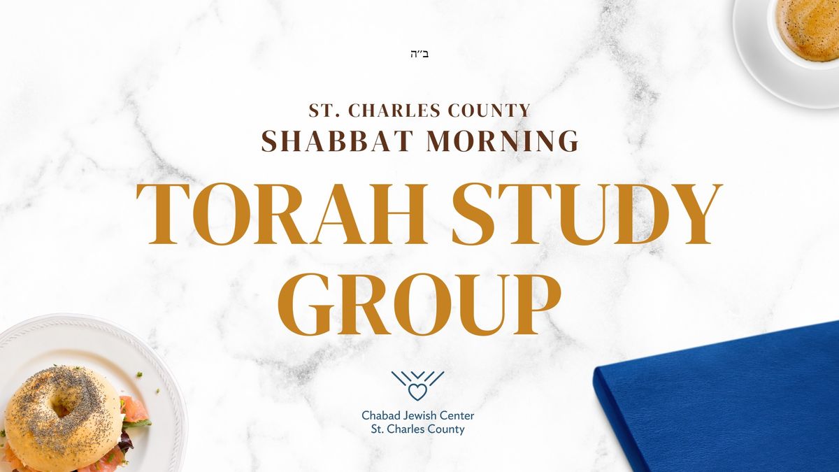 Shabbat Morning Torah Study Group (St. Charles)