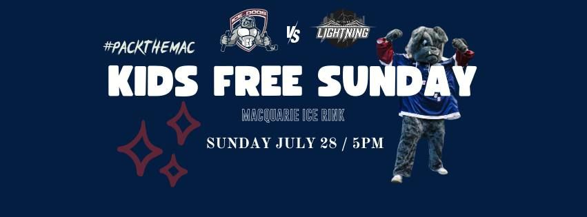 Sydney Ice Dogs vs Brisbane Lightning - Kids Free Sunday