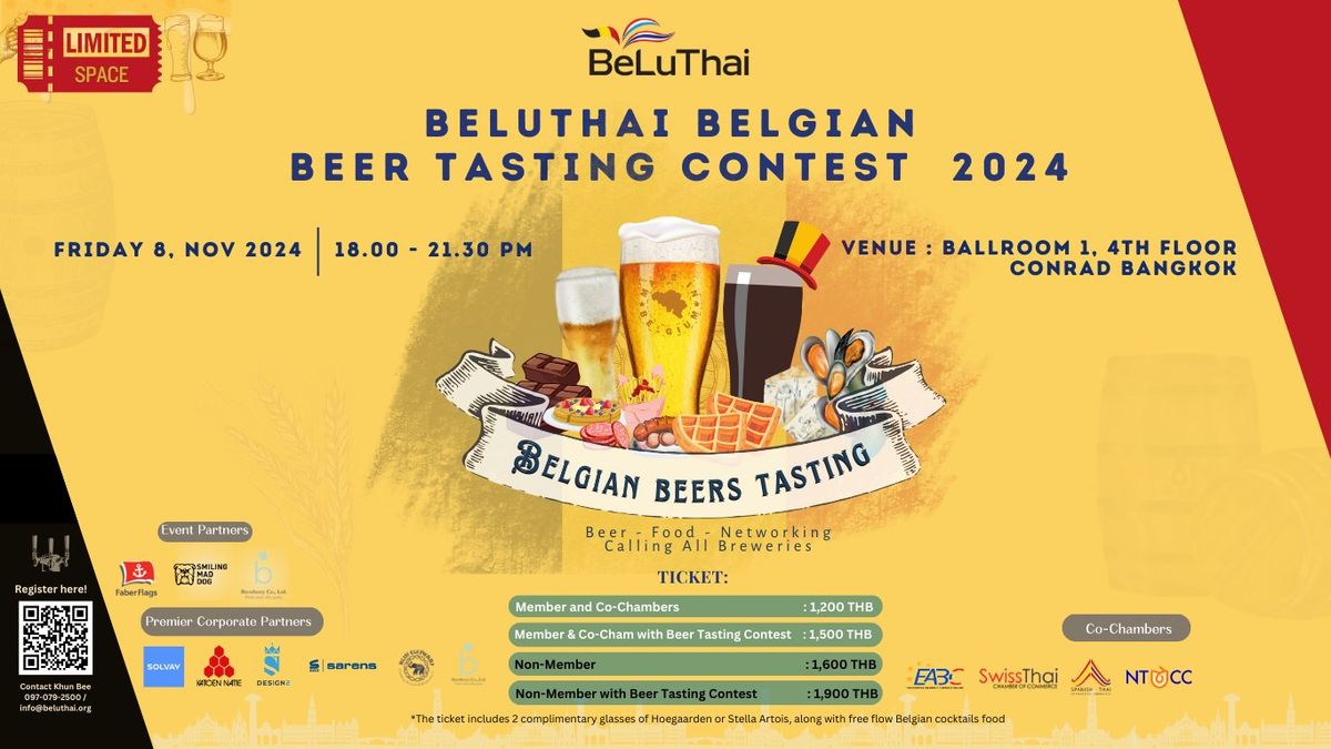 BeLuThai Belgian Beer Tasting Contest 2024