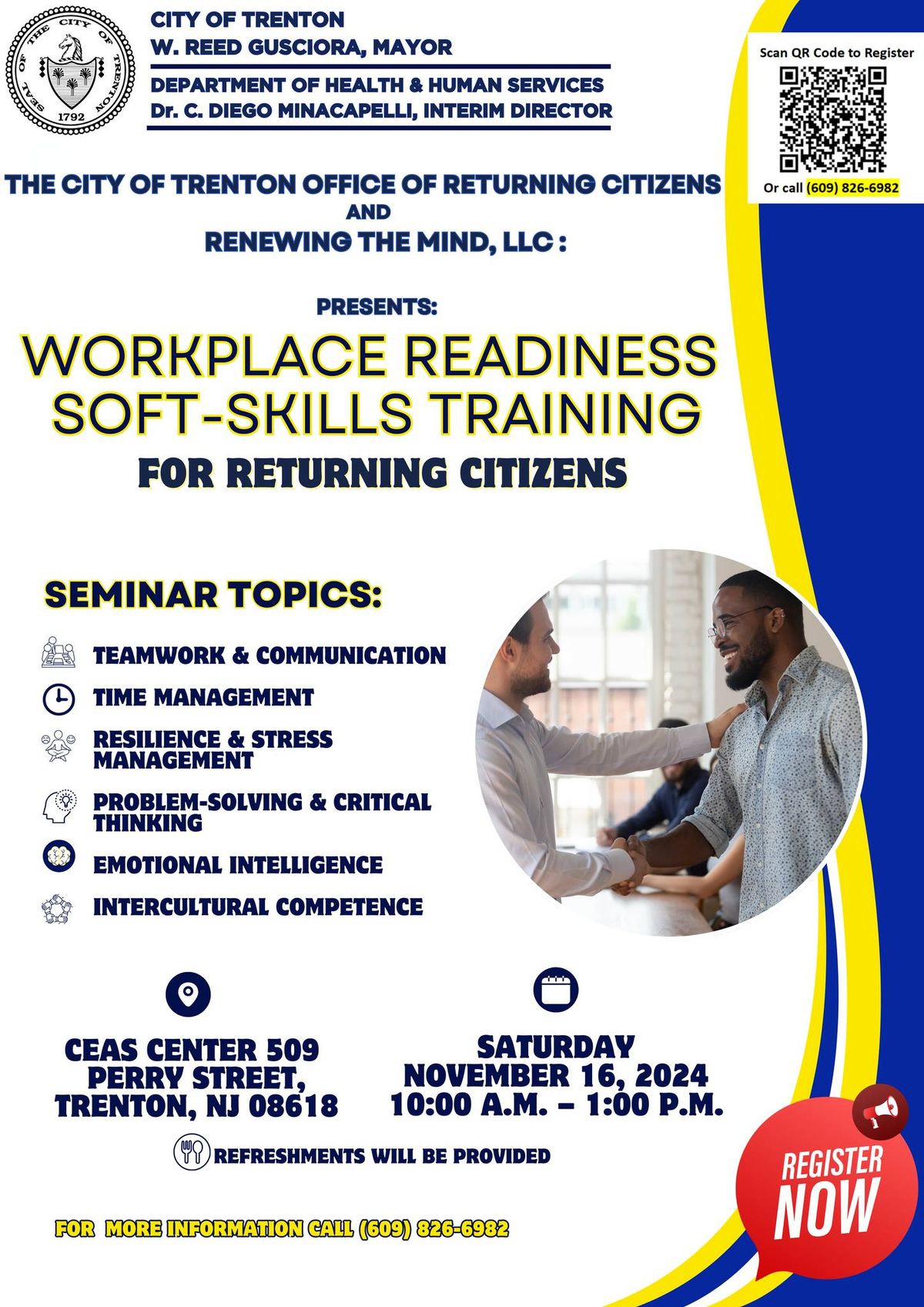 Workplace Readiness Soft- Skills Training for Returning Citizens