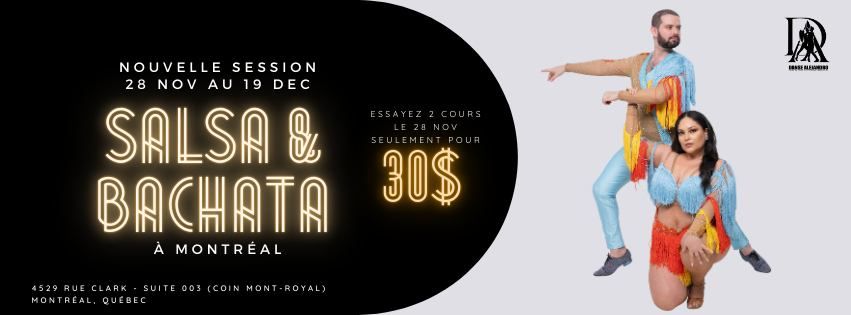 Nouvelle session de Salsa & Bachata