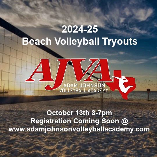 AJVA Beach Tryouts