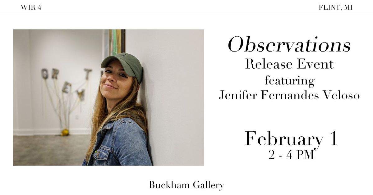 Writer in Residence Release Event featuring Jenifer Fernandes Veloso