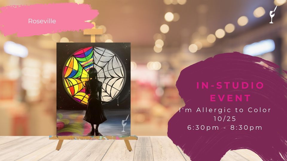 Im Allergic to Color, Painting with a Twist (Roseville, MI), 25 October
