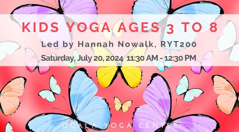 Kid's Yoga Ages 3 to 8