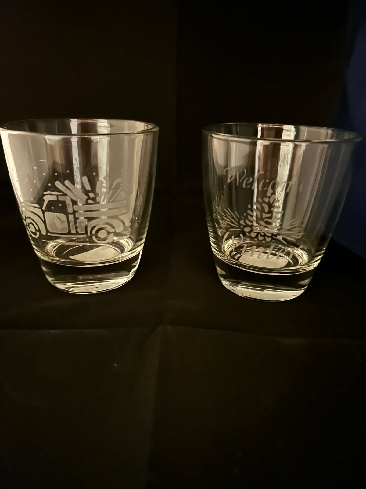 Christmas Glass Etching 