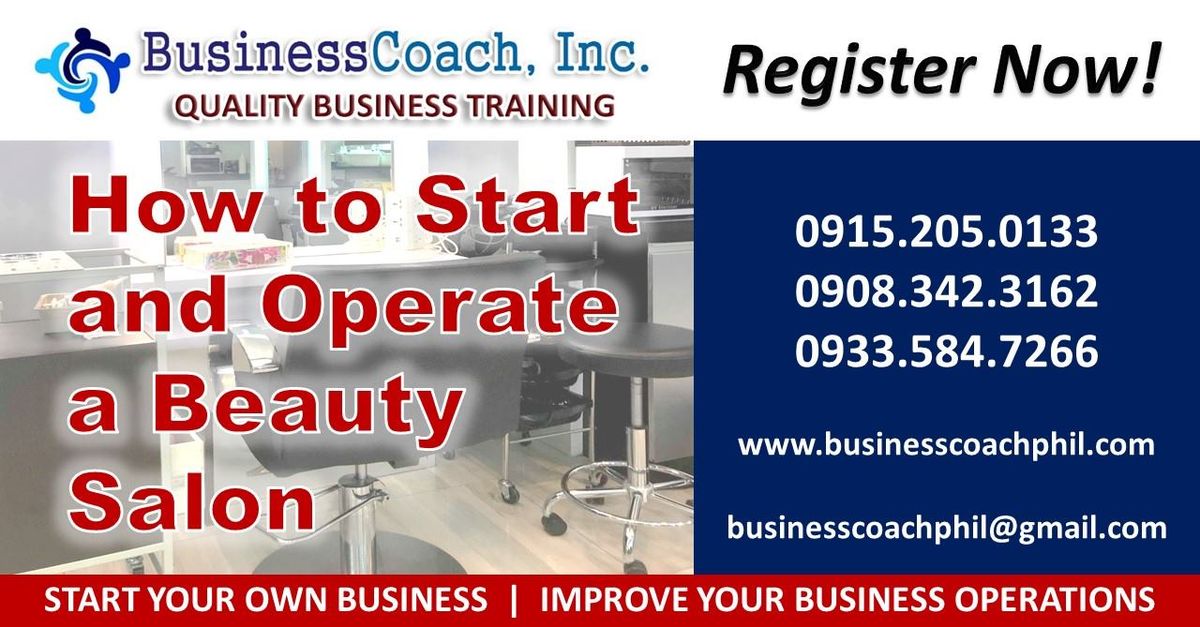How to Start and Operate a Beauty Salon