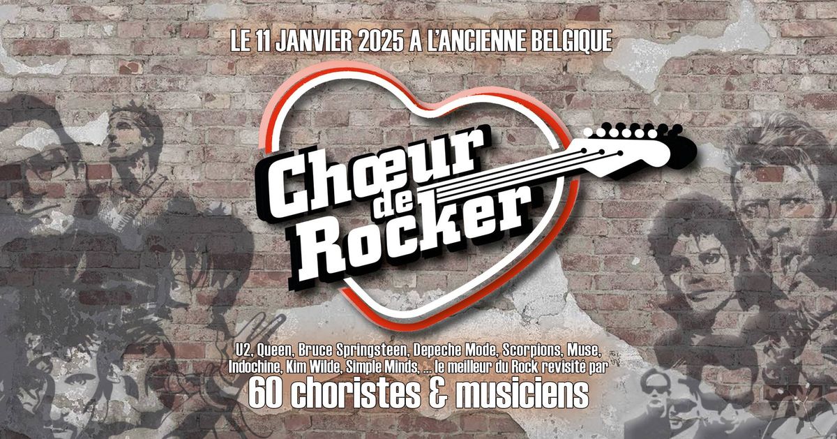 Choeur de Rocker \u00e0 l'Ancienne Belgique