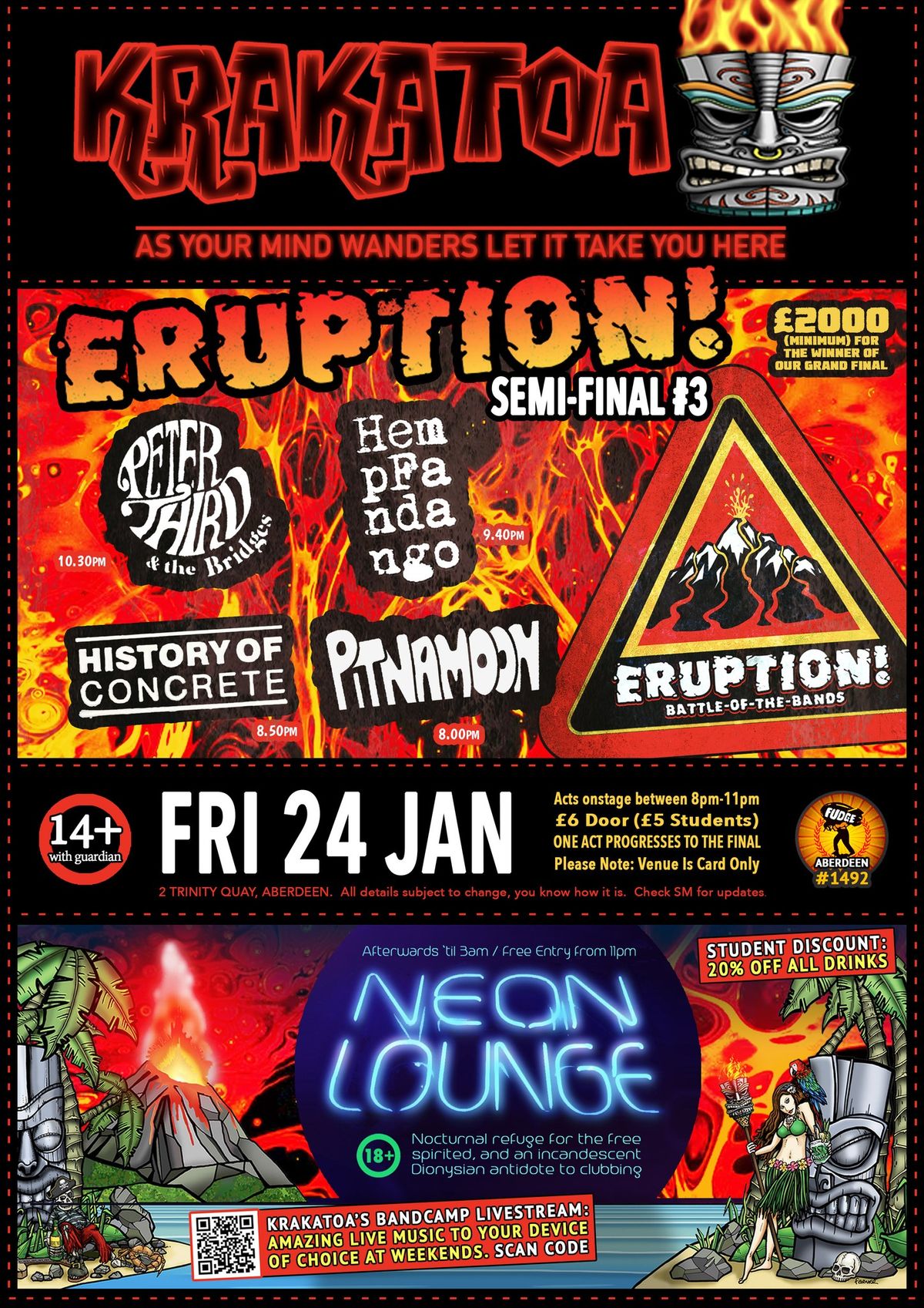 Semi-Final #3:  ERUPTION 2024\/25 - \u00a32K Battle-of-the-Bands