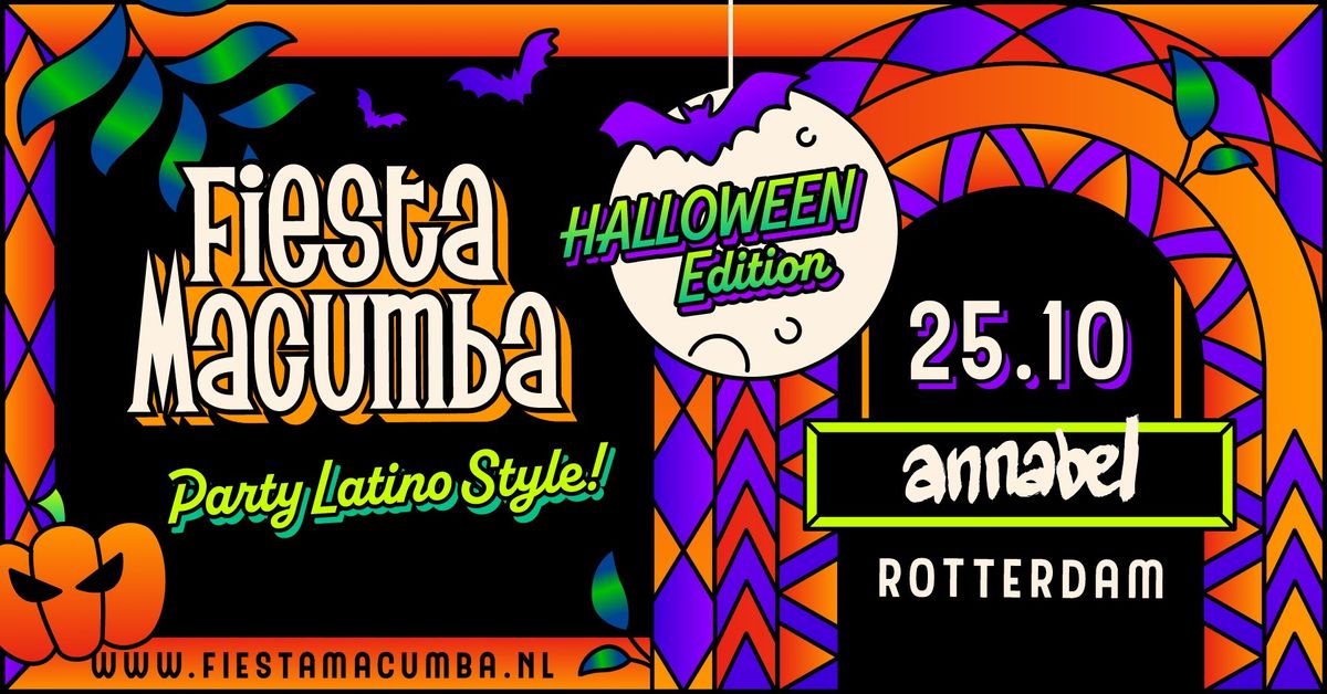 Fiesta Macumba \u2018Halloween Edition\u2019 \ud83d\udc7b Annabel Rotterdam